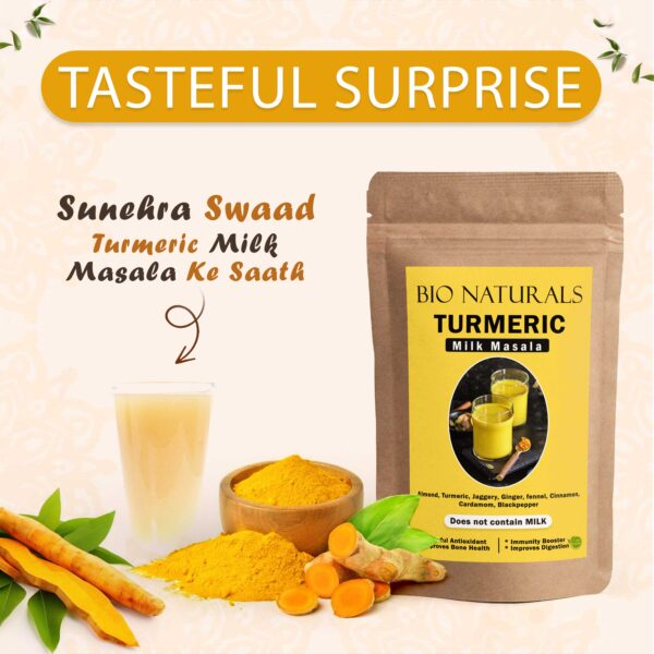 BioNaturals Turmeric Milk Masala & Immunity Booster Blend