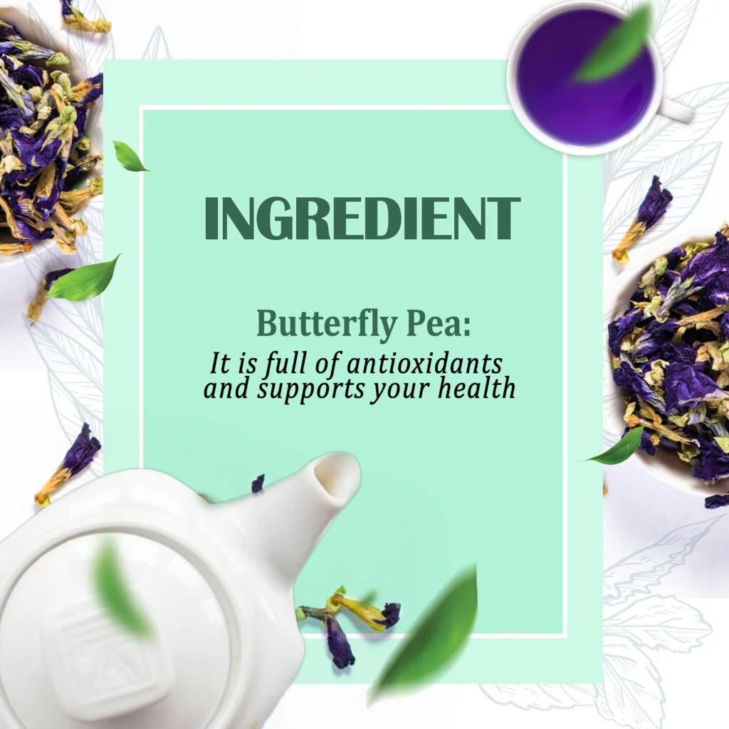 BioNaturals Pure Butterfly Pea Flower Herbal Tea