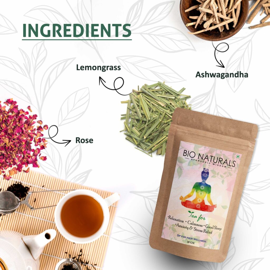 BioNaturals Calming Herbal Relaxation Tea Blend