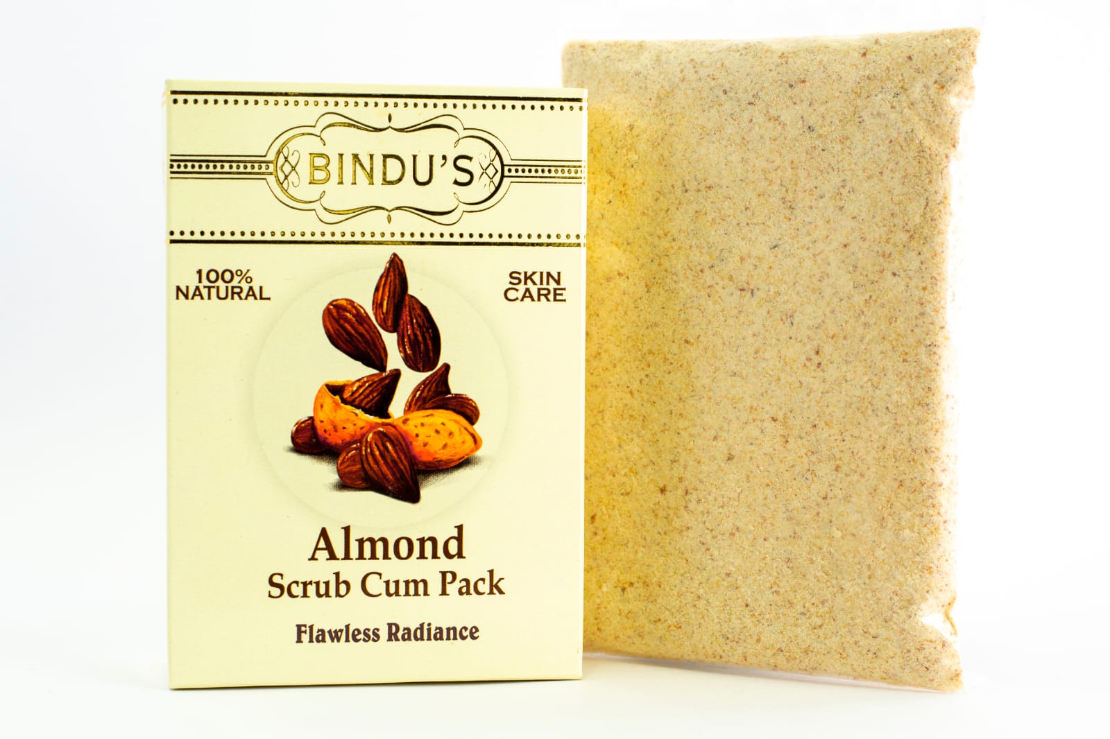 Bindu's Herbal Products Almond Scrub Cum Pack