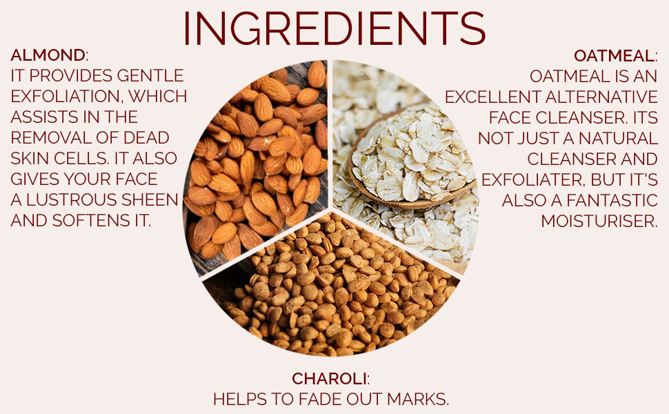 Bindu's Herbal Products Almond Scrub Cum Pack