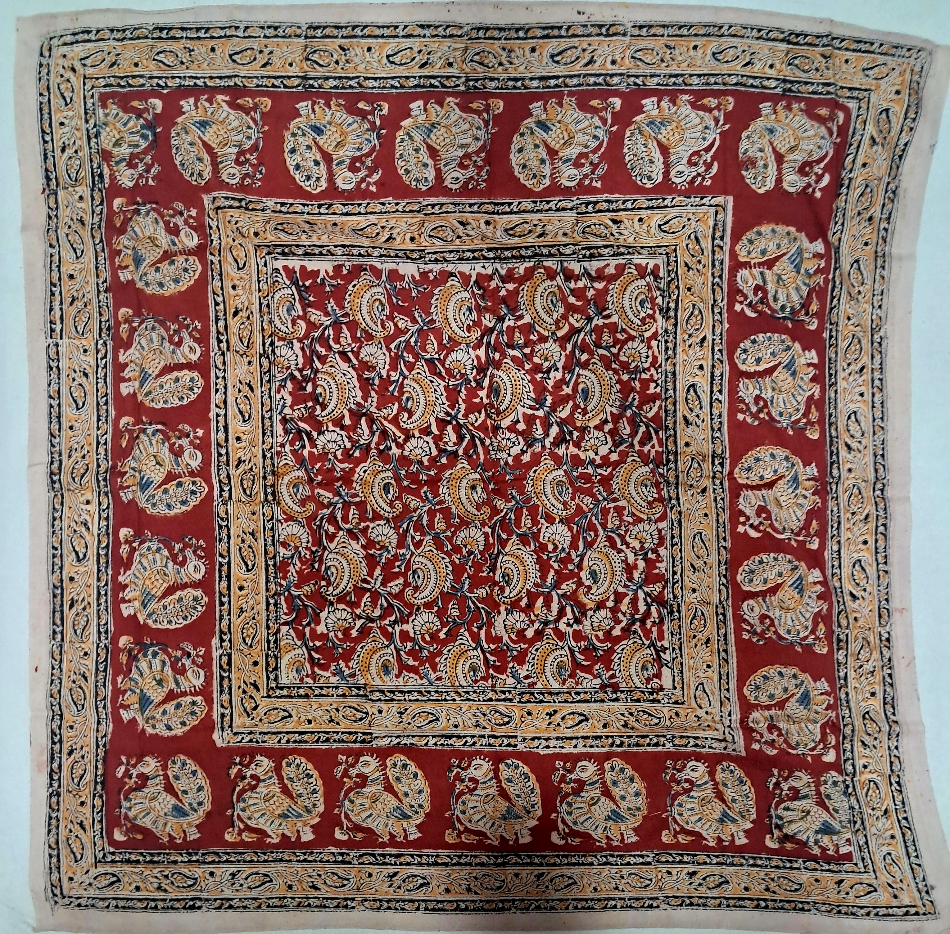 Organic printed scarf