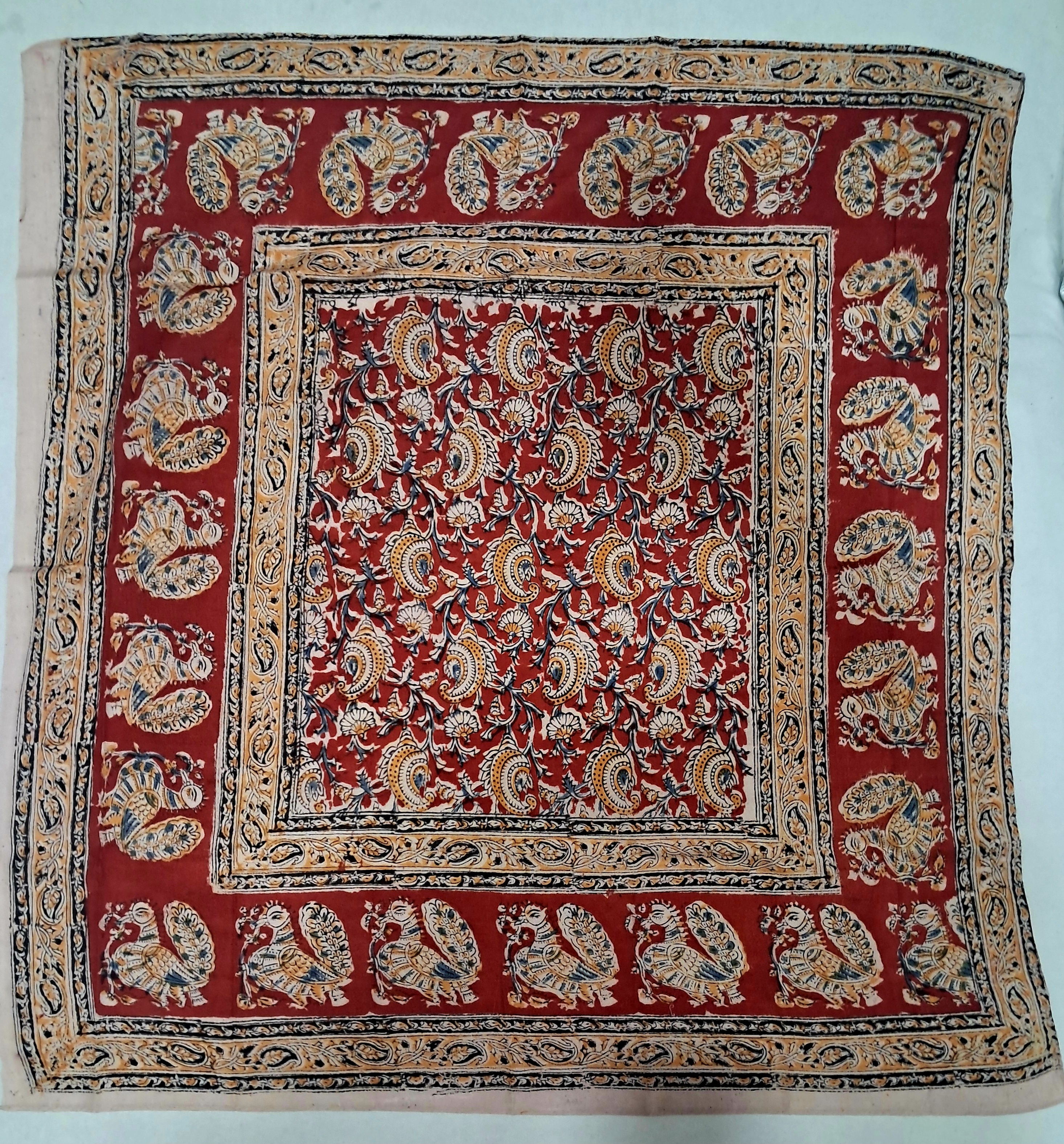 Organic printed scarf