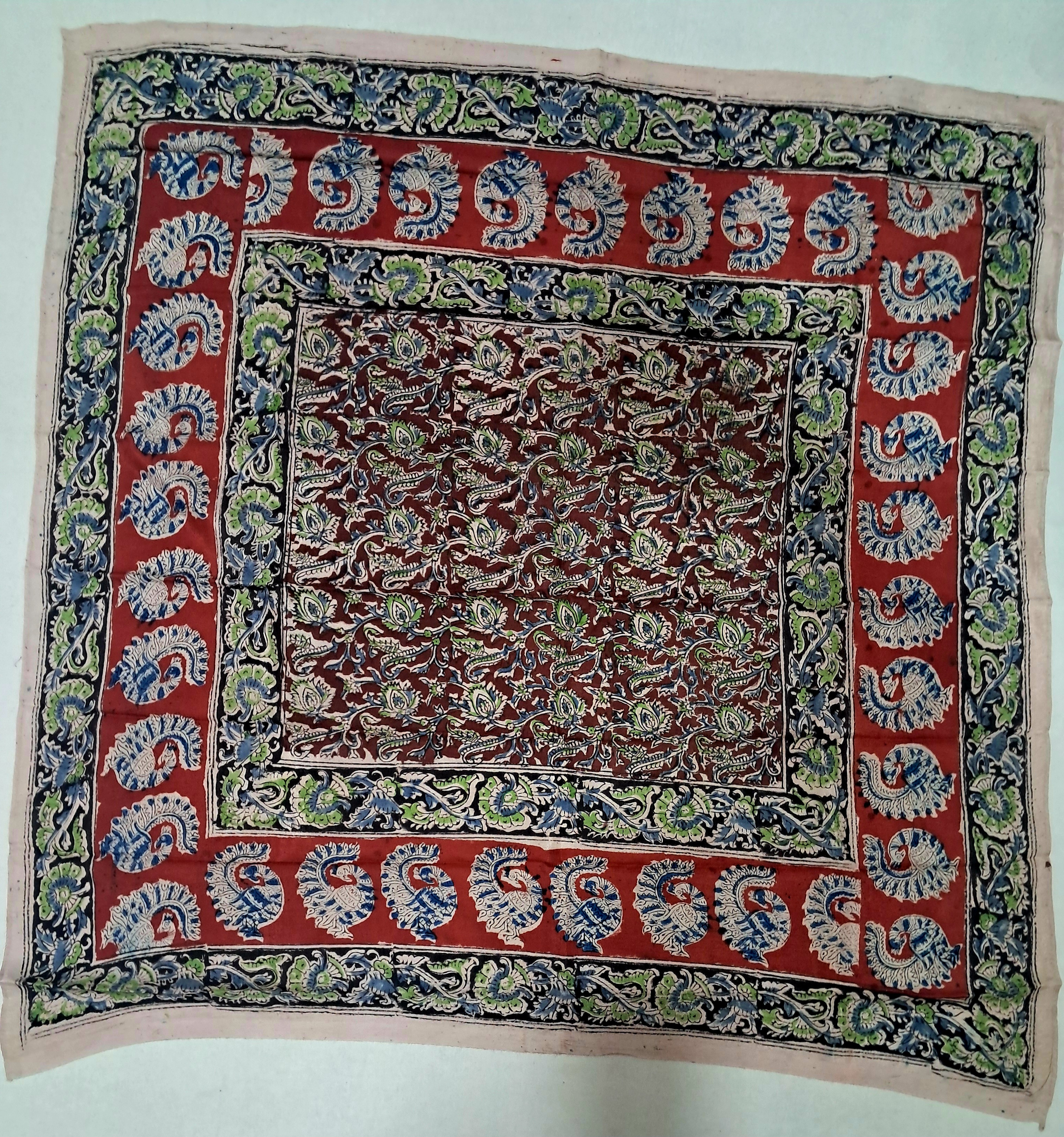 Organic printed scarf