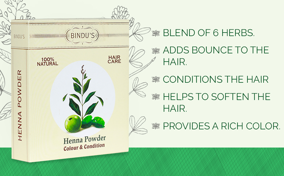 Bindu's Henna Powder (200gm)