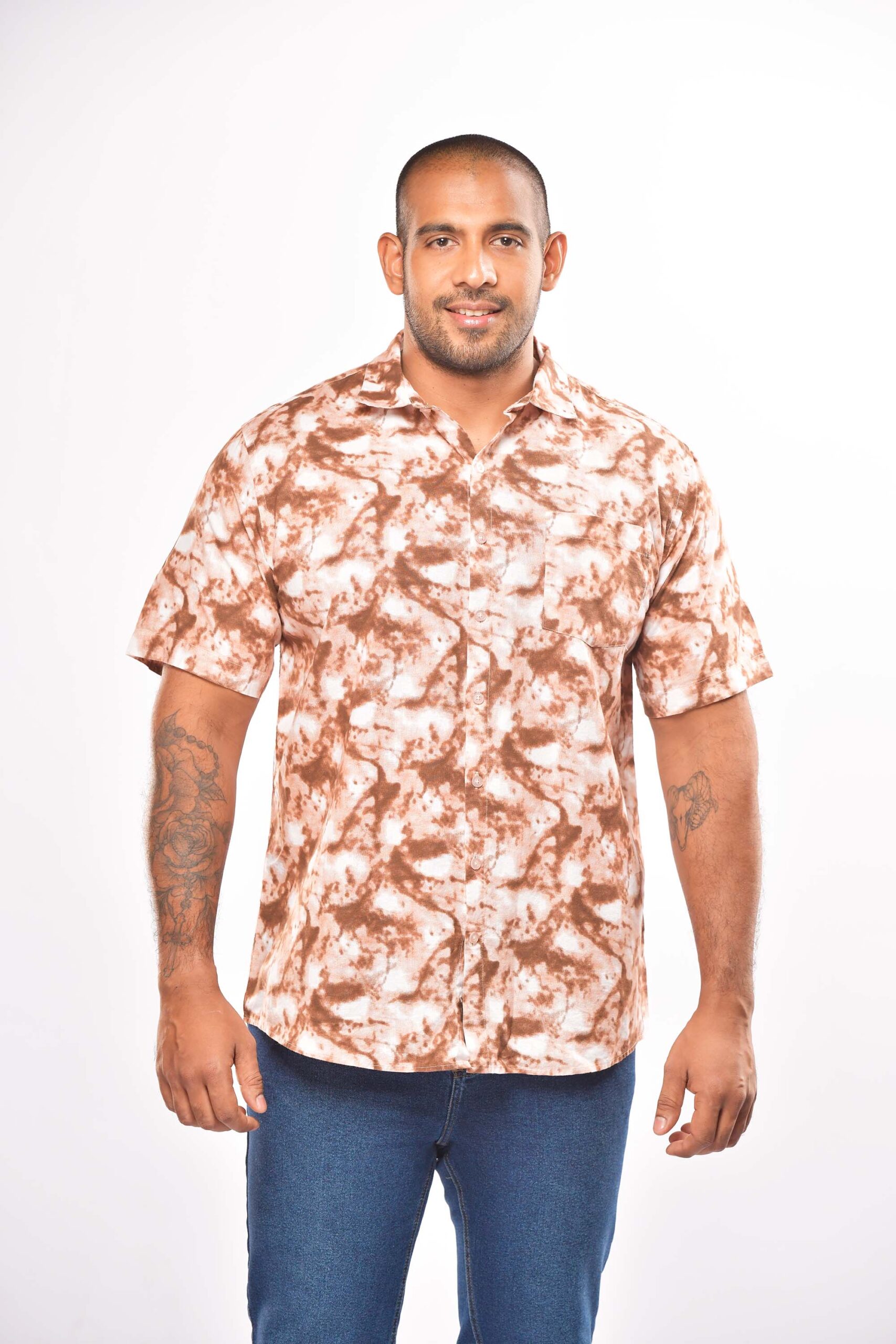 Gents Printed short sleeve shirt