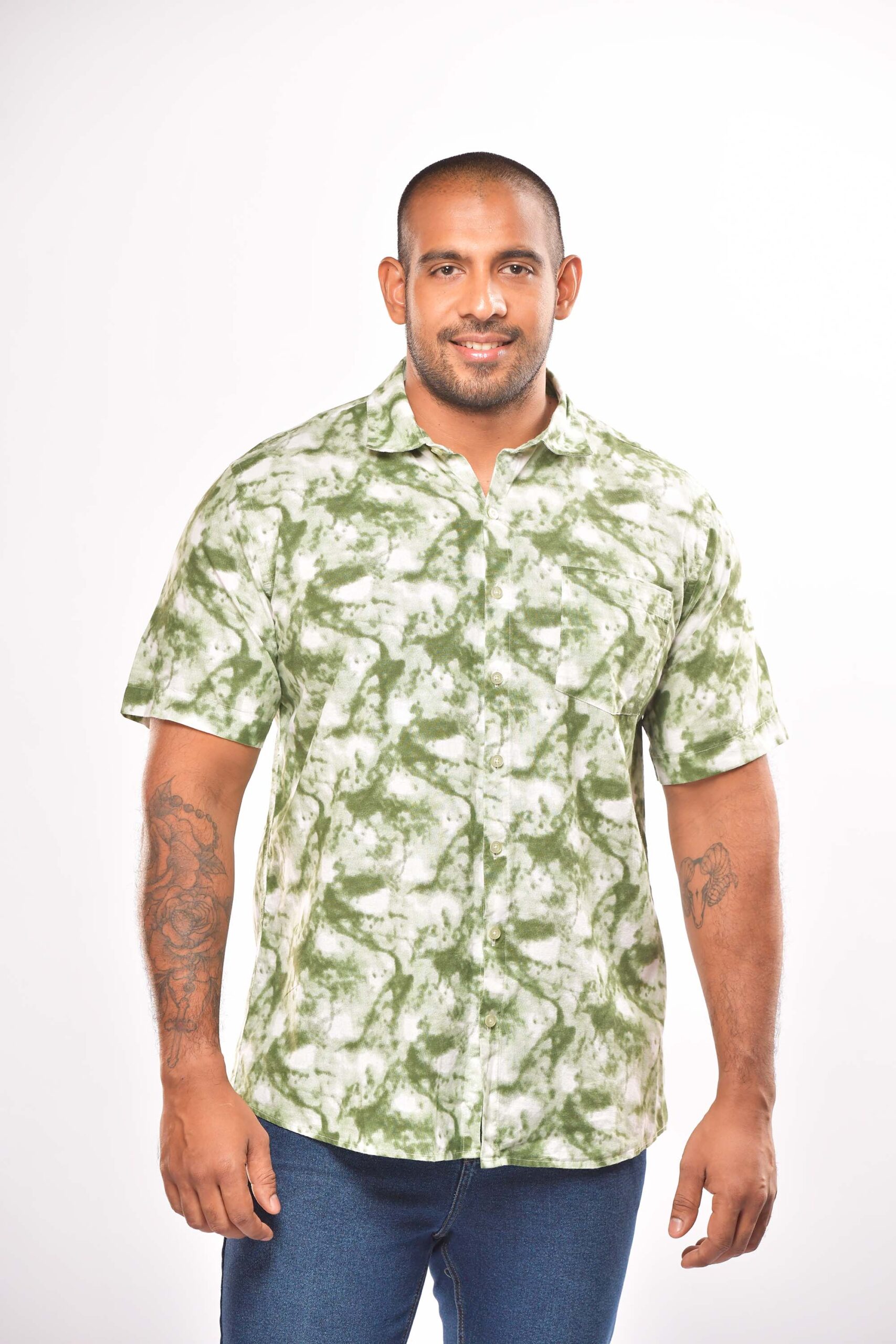 Gents Printed short sleeve shirt