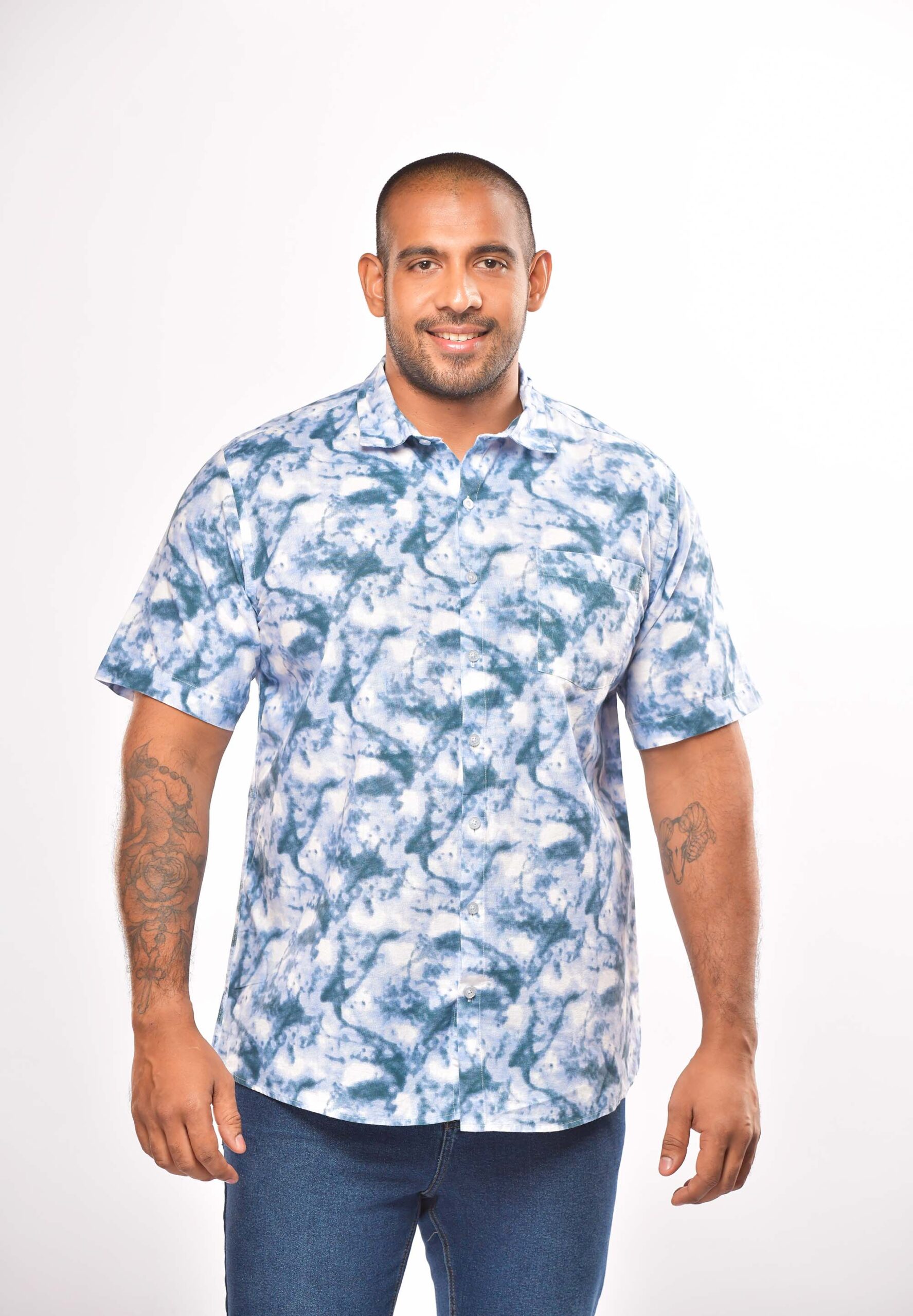 Gents Printed short sleeve shirt