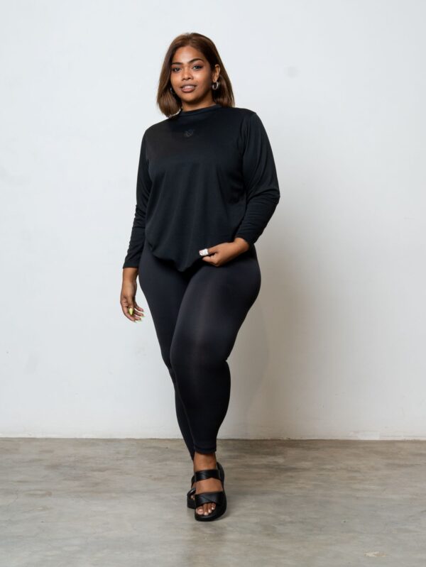 Double XL Women’s Active Long-Sleeve Cotton T-Shirt