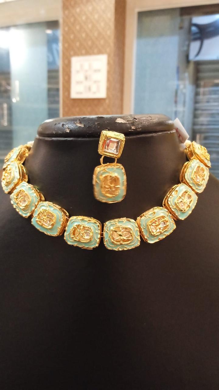Meenakari Choker Set