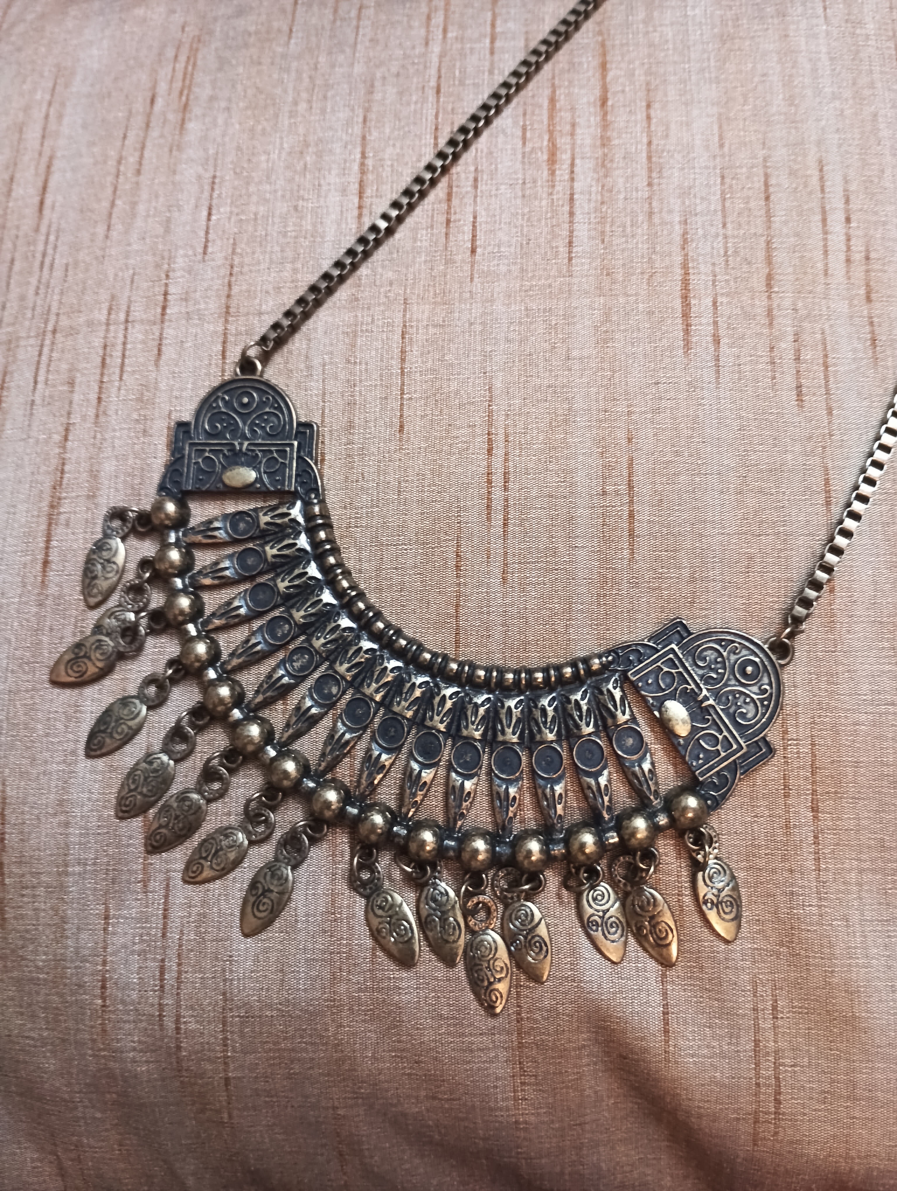 Oxidised Silver Finish Choker