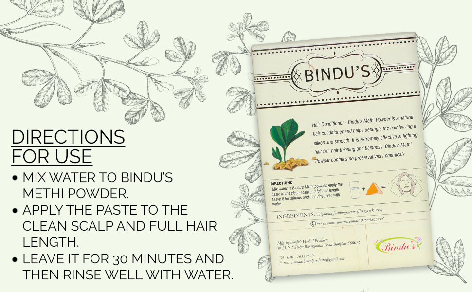 Bindu's Methi Powder