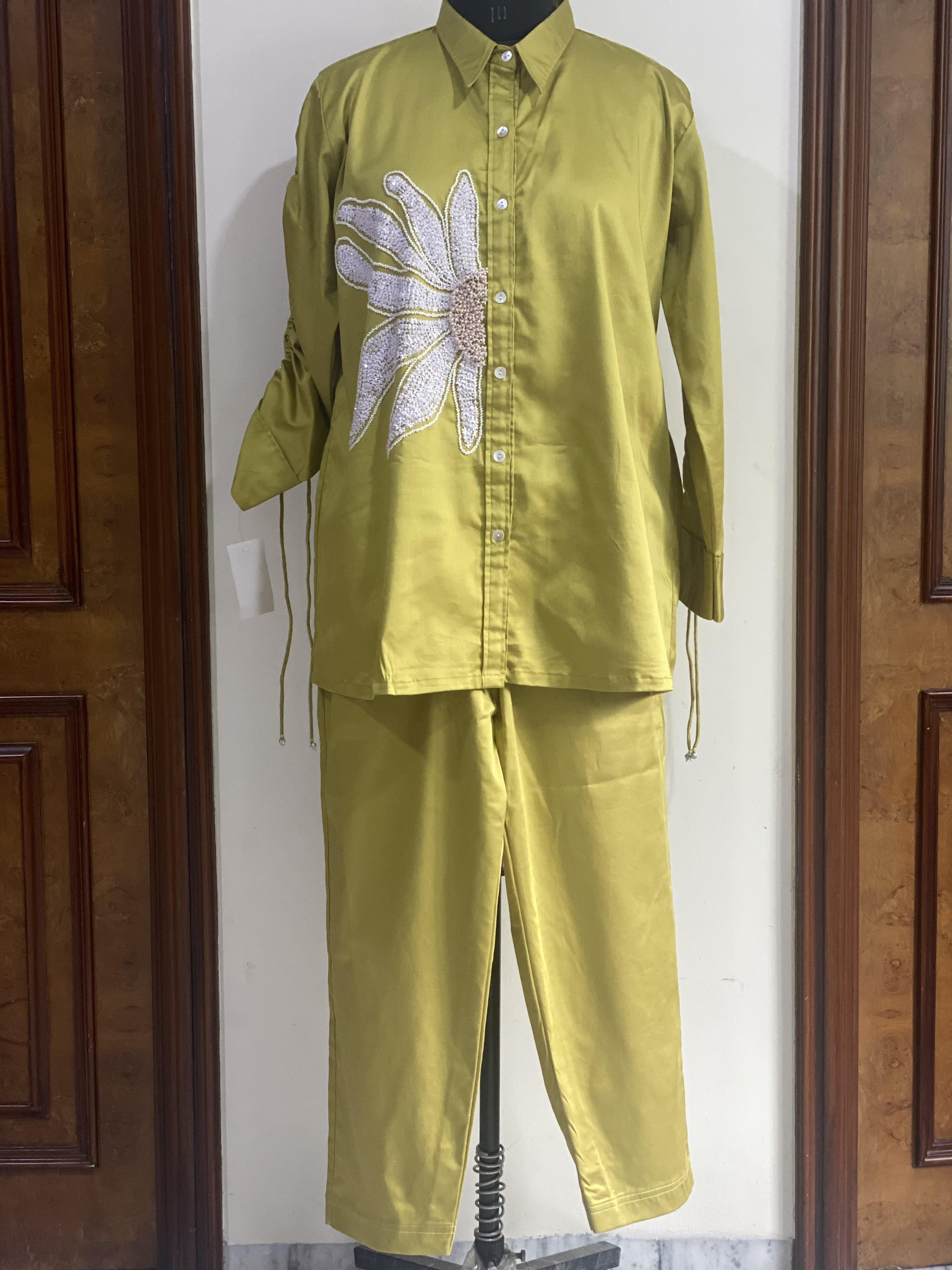 Lime Green Co ord Set