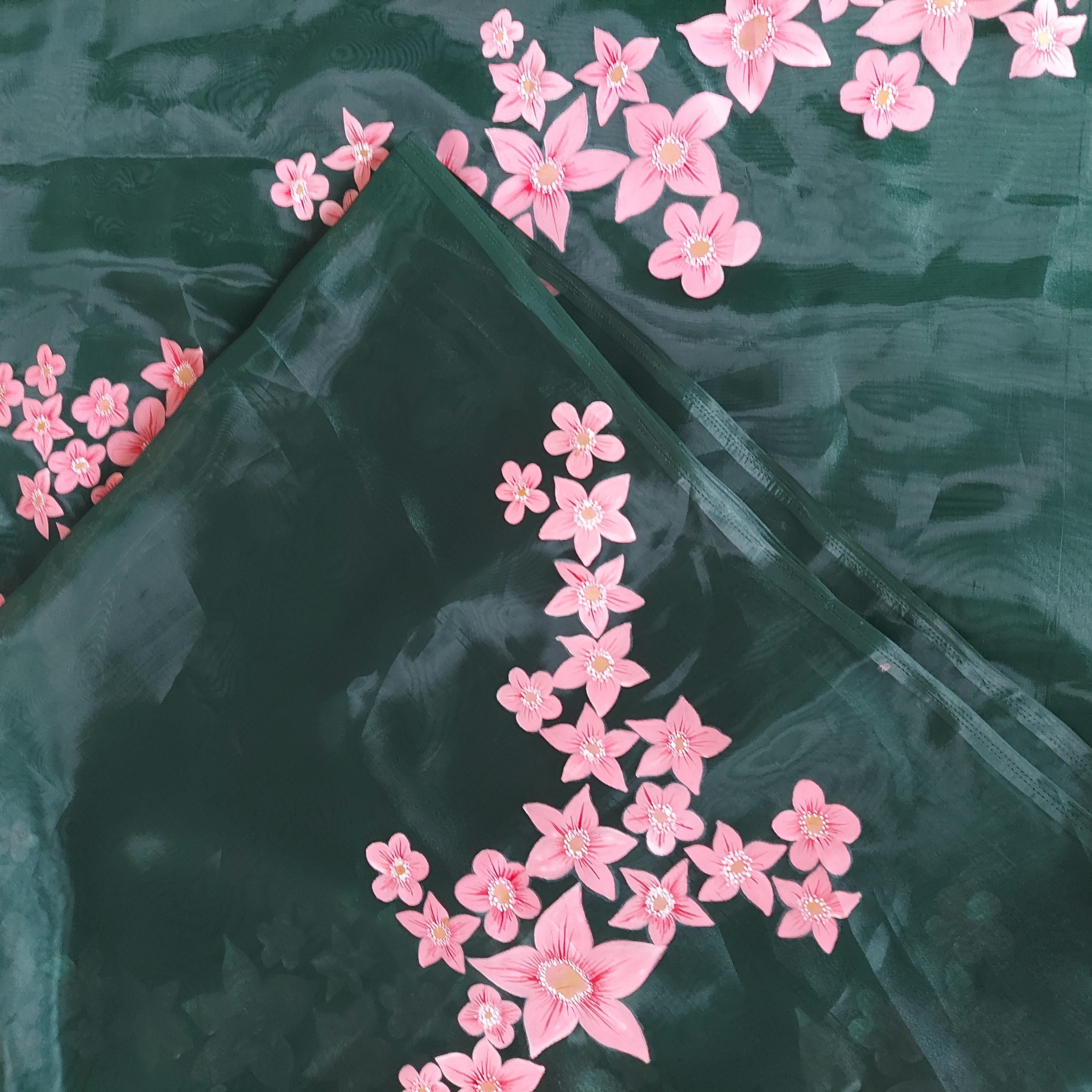 Handpainted saree