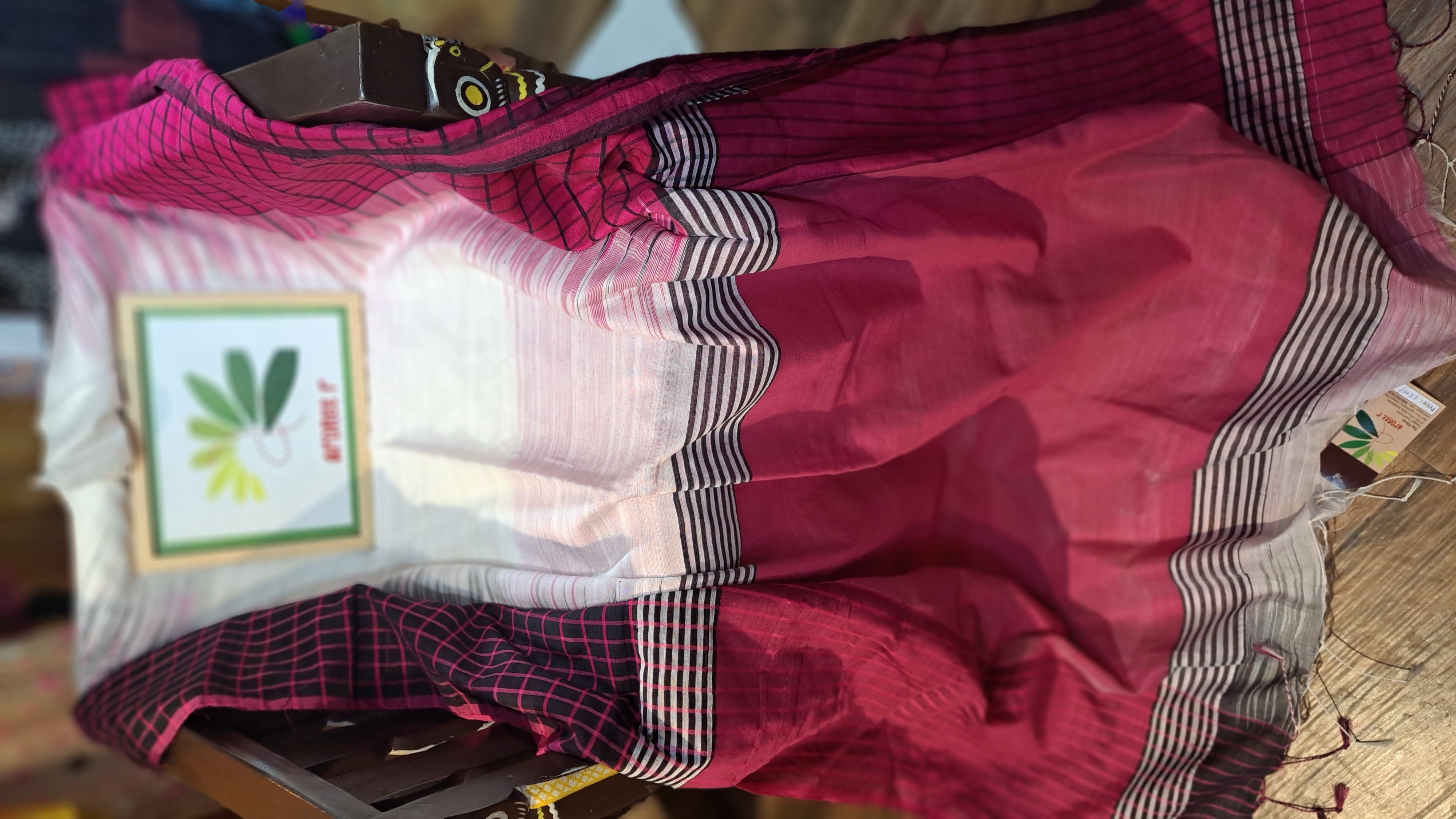 Cotton silk saree from weavers hub Bengal, fulia