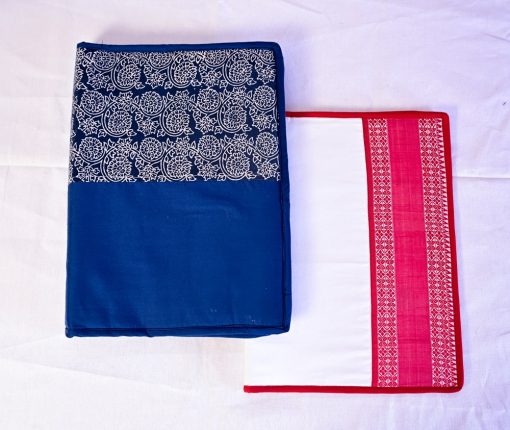 Twirl.store Upcycled Embroidered Handmade Fabric File Folder