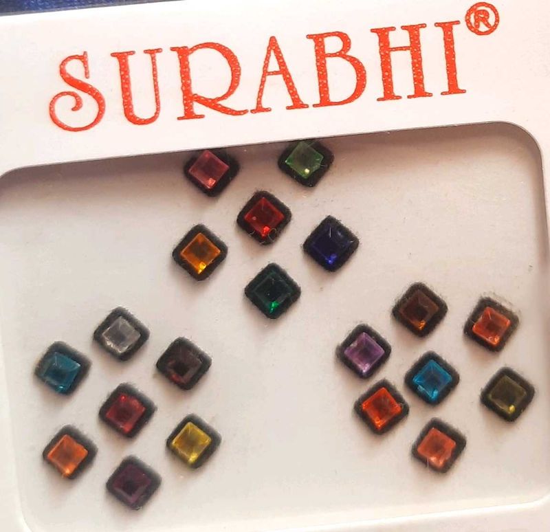 Surabhi Multicolour Medium Kundan Bindi