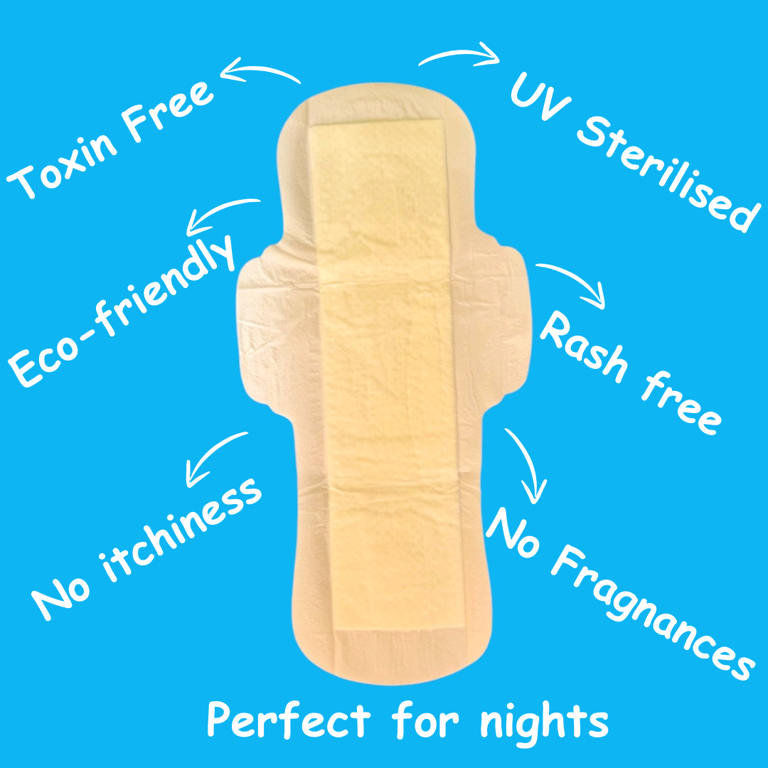 Corn Starch Based Sanitary Pads ( XXL ) (Pack Of 15 Pads)