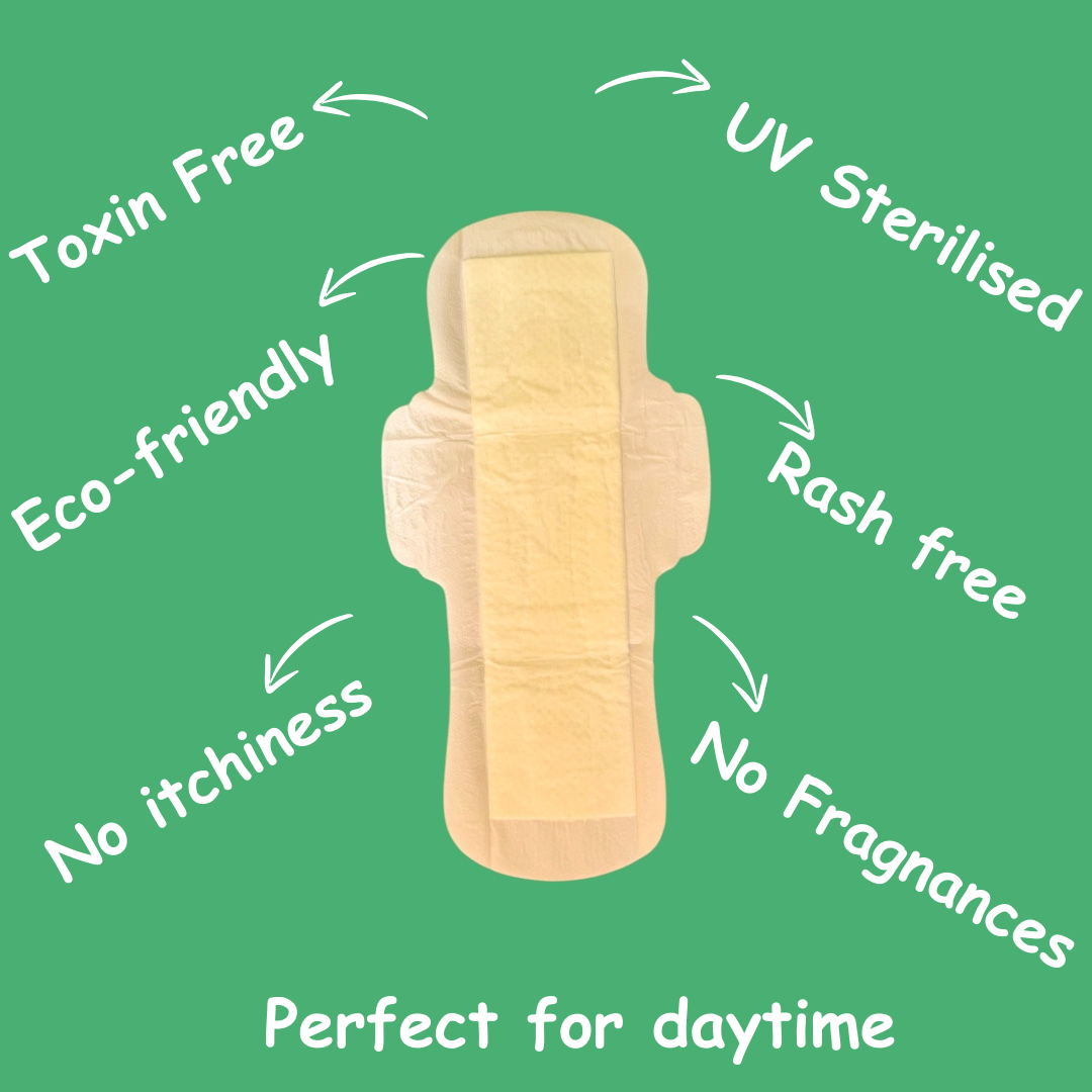 Corn Starch Based Sanitary Pads ( XL ) (Pack Of 15 Pads)
