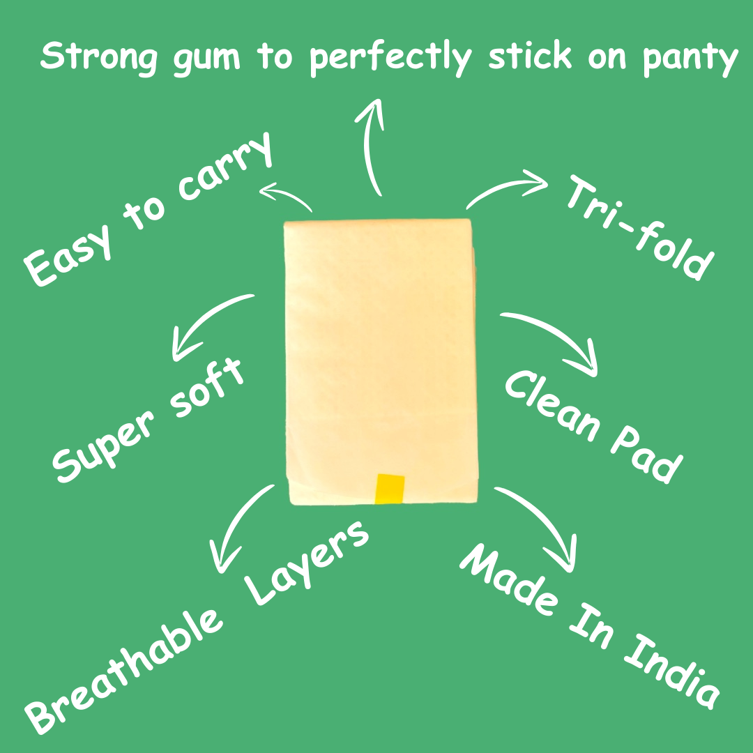 Corn Starch Based Sanitary Pads ( XL ) (Pack Of 15 Pads)