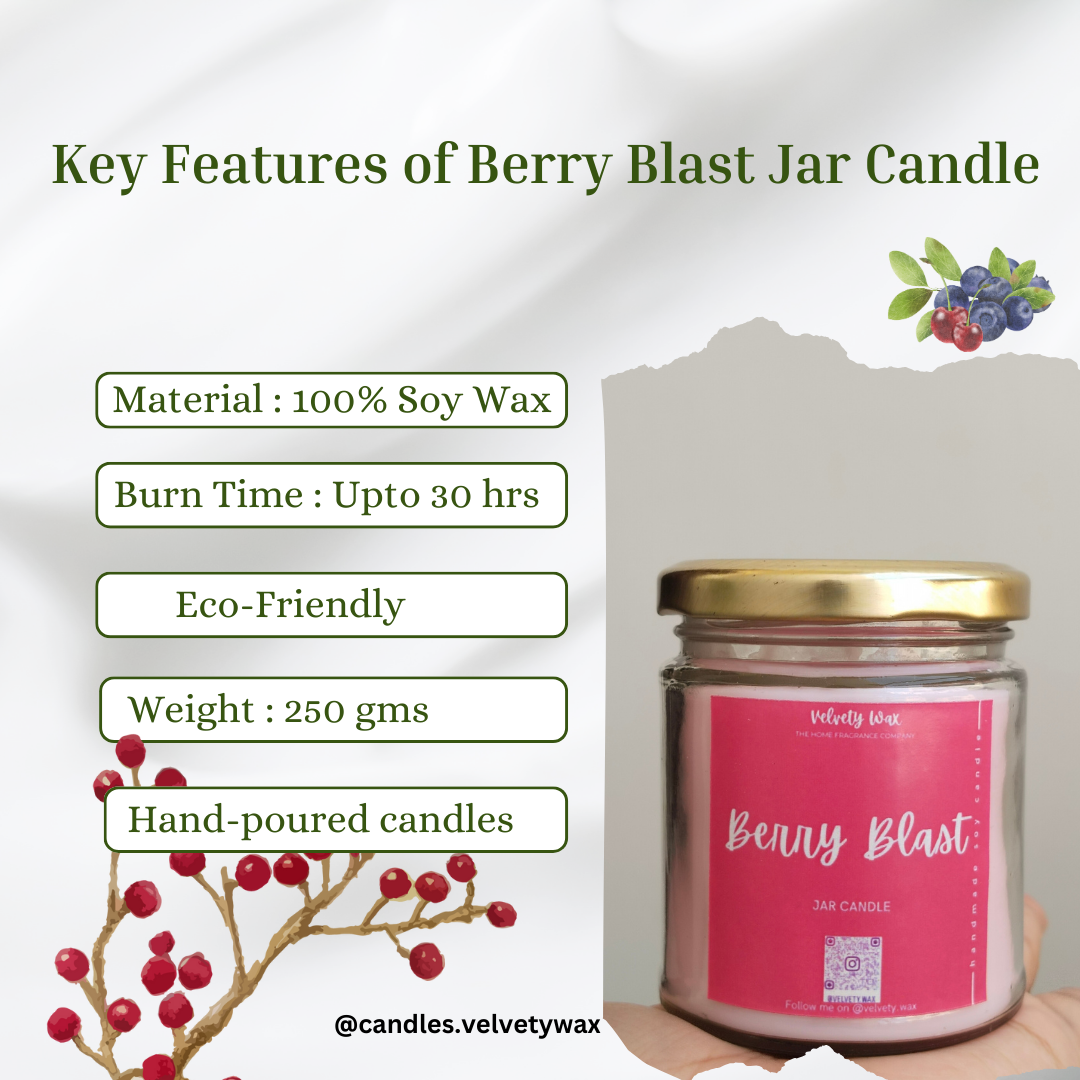 Berry Blast Scented Jar Candle
