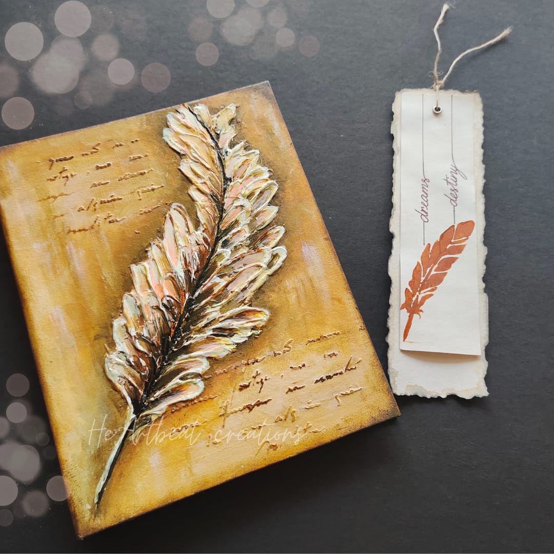 Feather Front Reusable Folder Diary