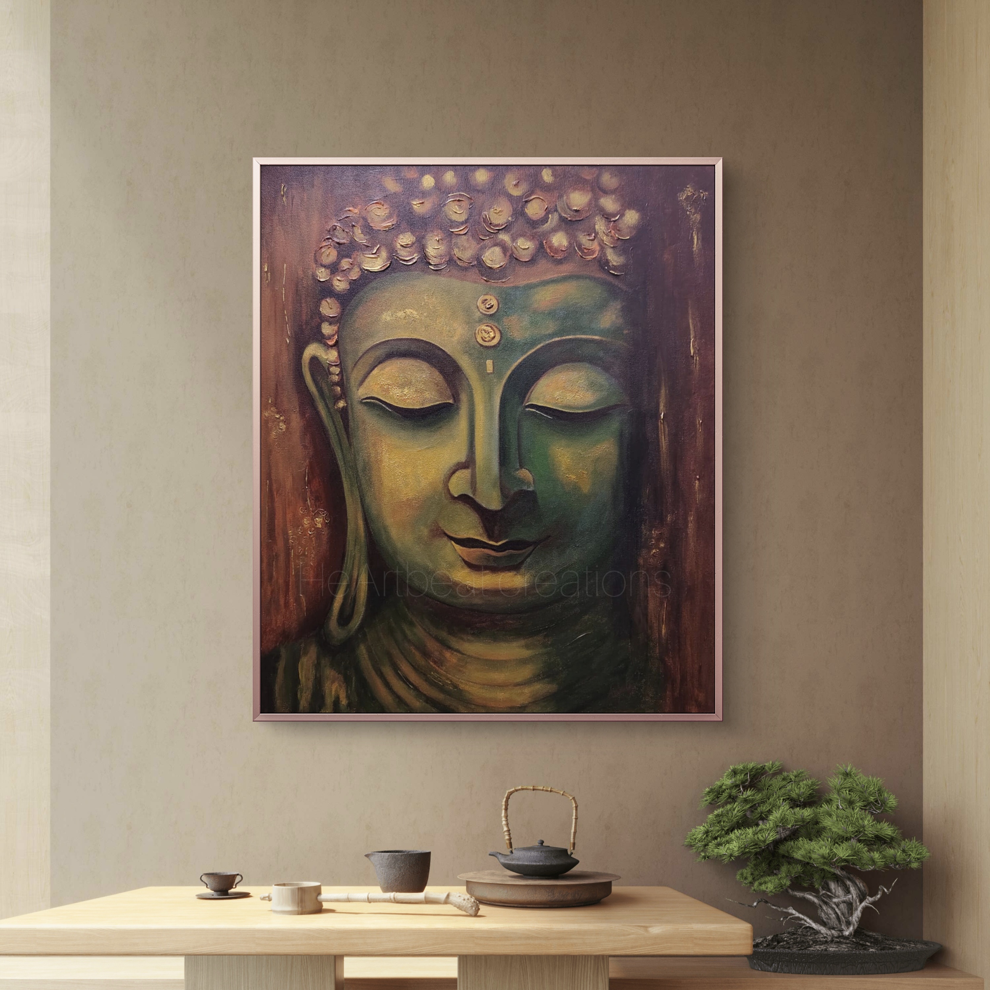 Buddha Wall Painting