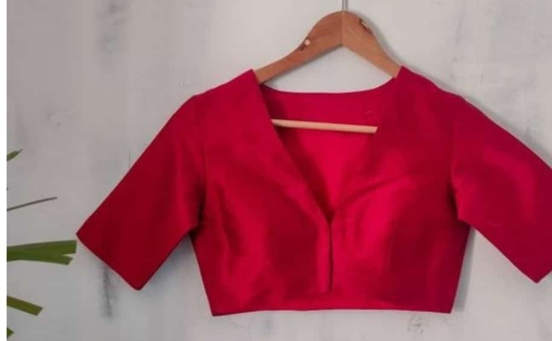 cotton silk blouse
