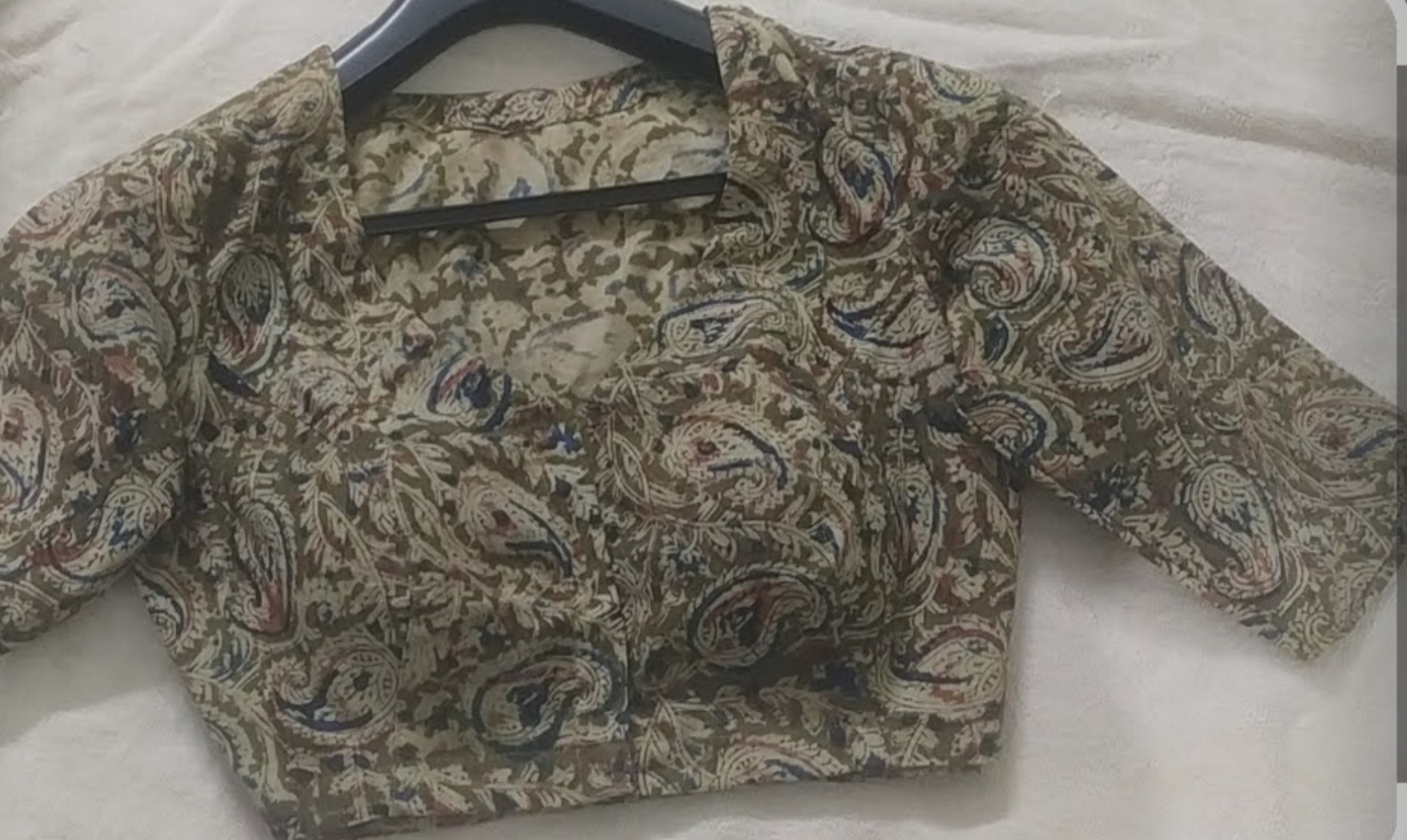 kalamkari cotton blouse