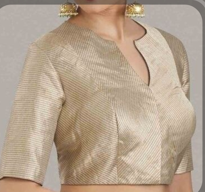 cotton silk party wear blouse
