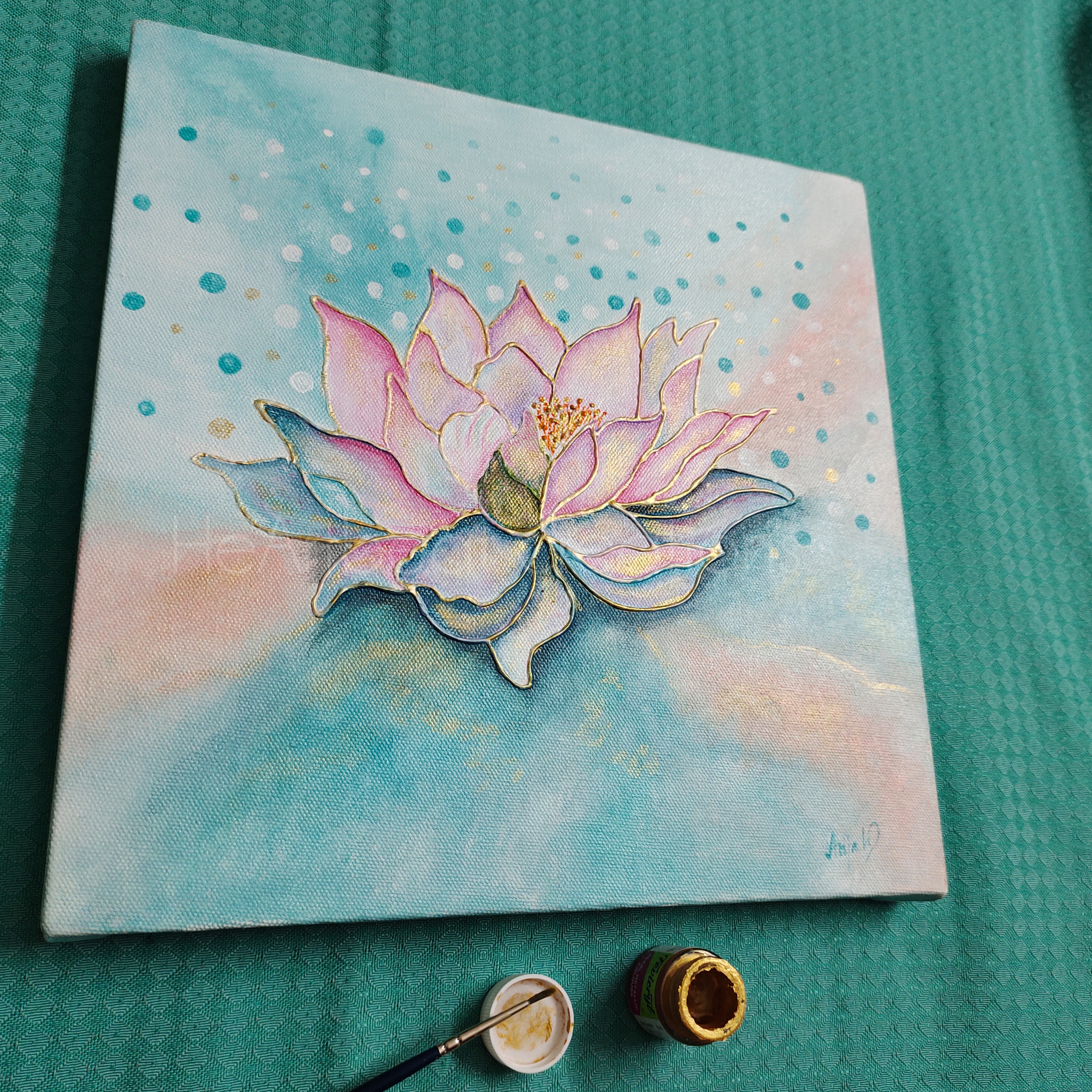 Textured Acrylics Canvas