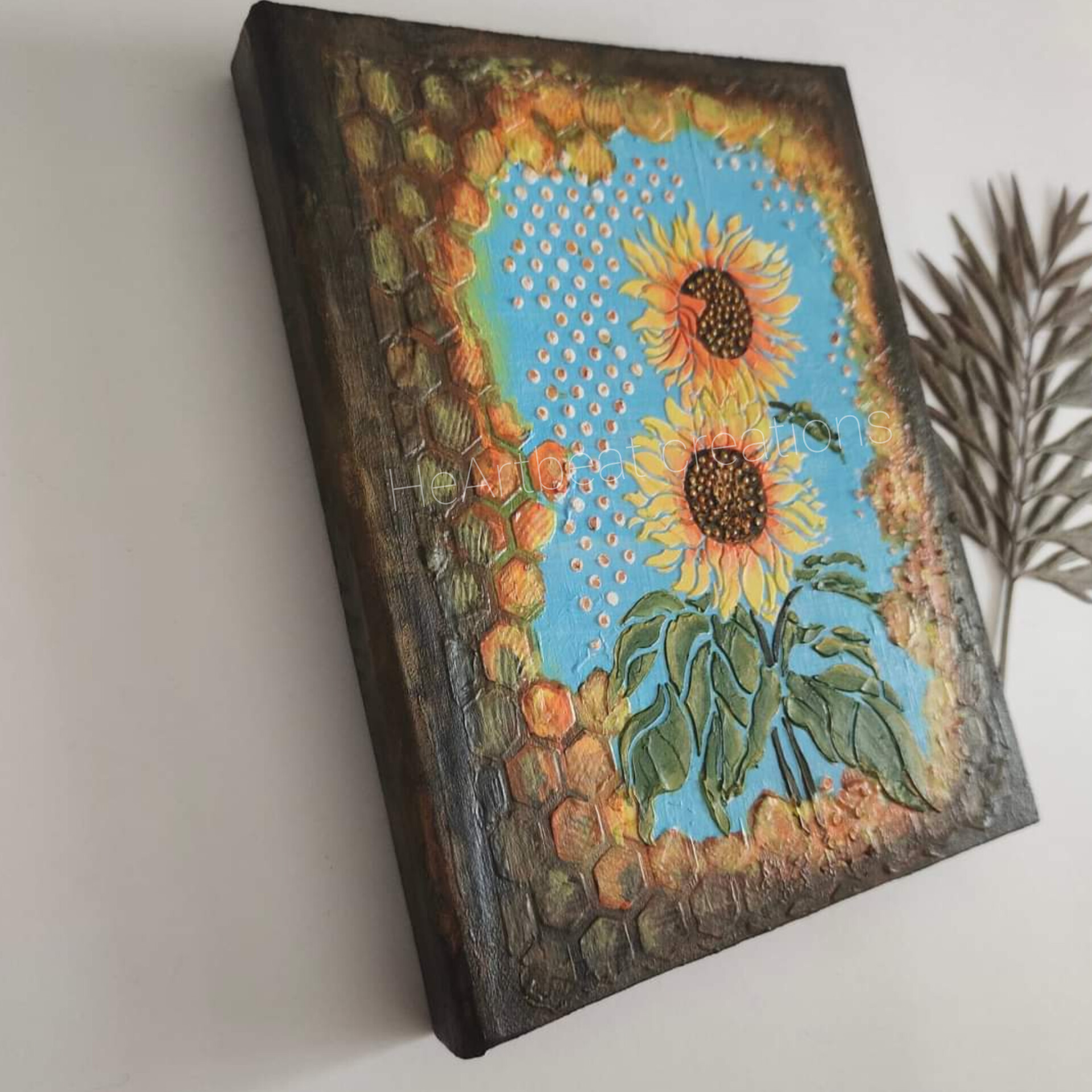 Sunflower Reusable Folder Diary