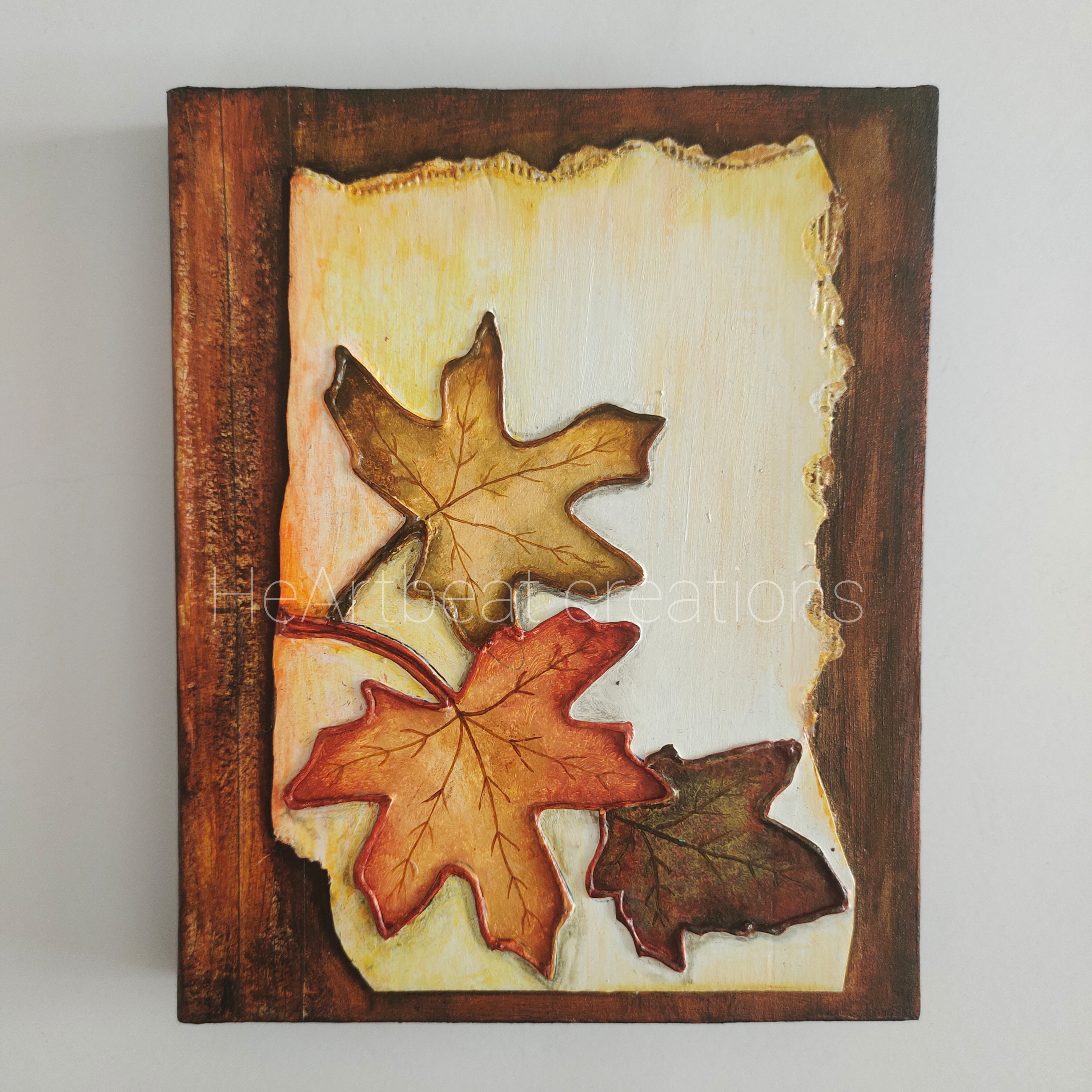 Autumn Leaves Reusable Folder Diary