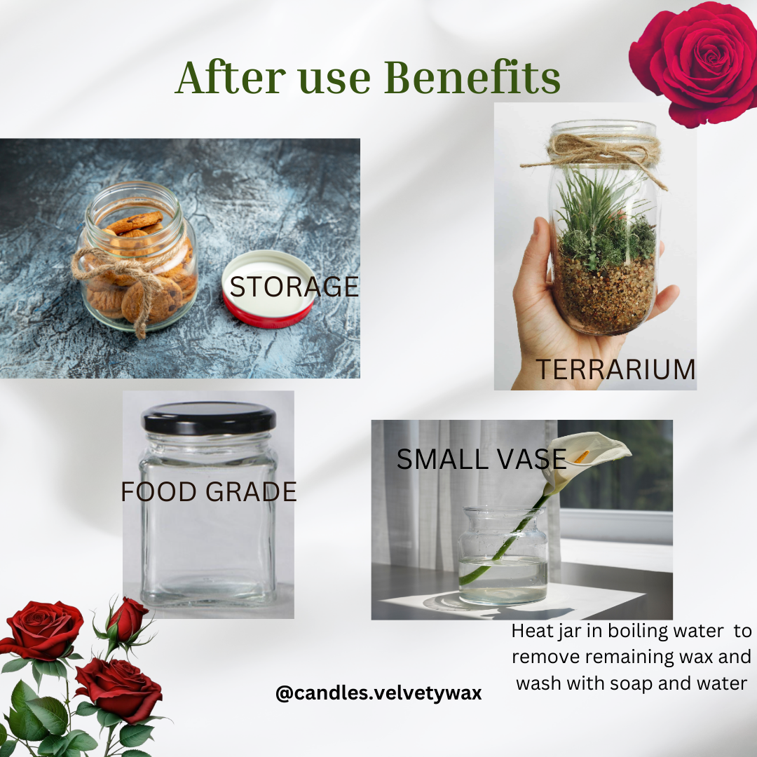 Rose Scented Jar Candle