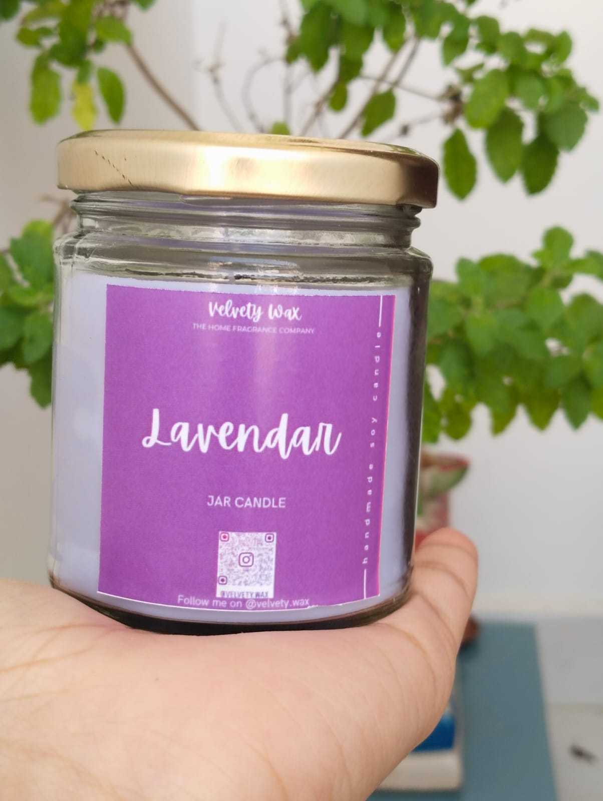 Lavender Scented Jar Candle