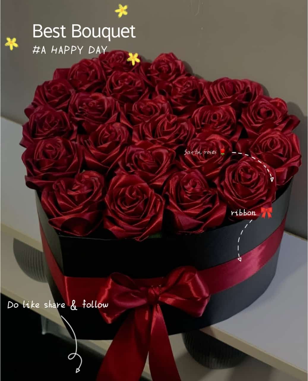 Heart shape box Bouquet