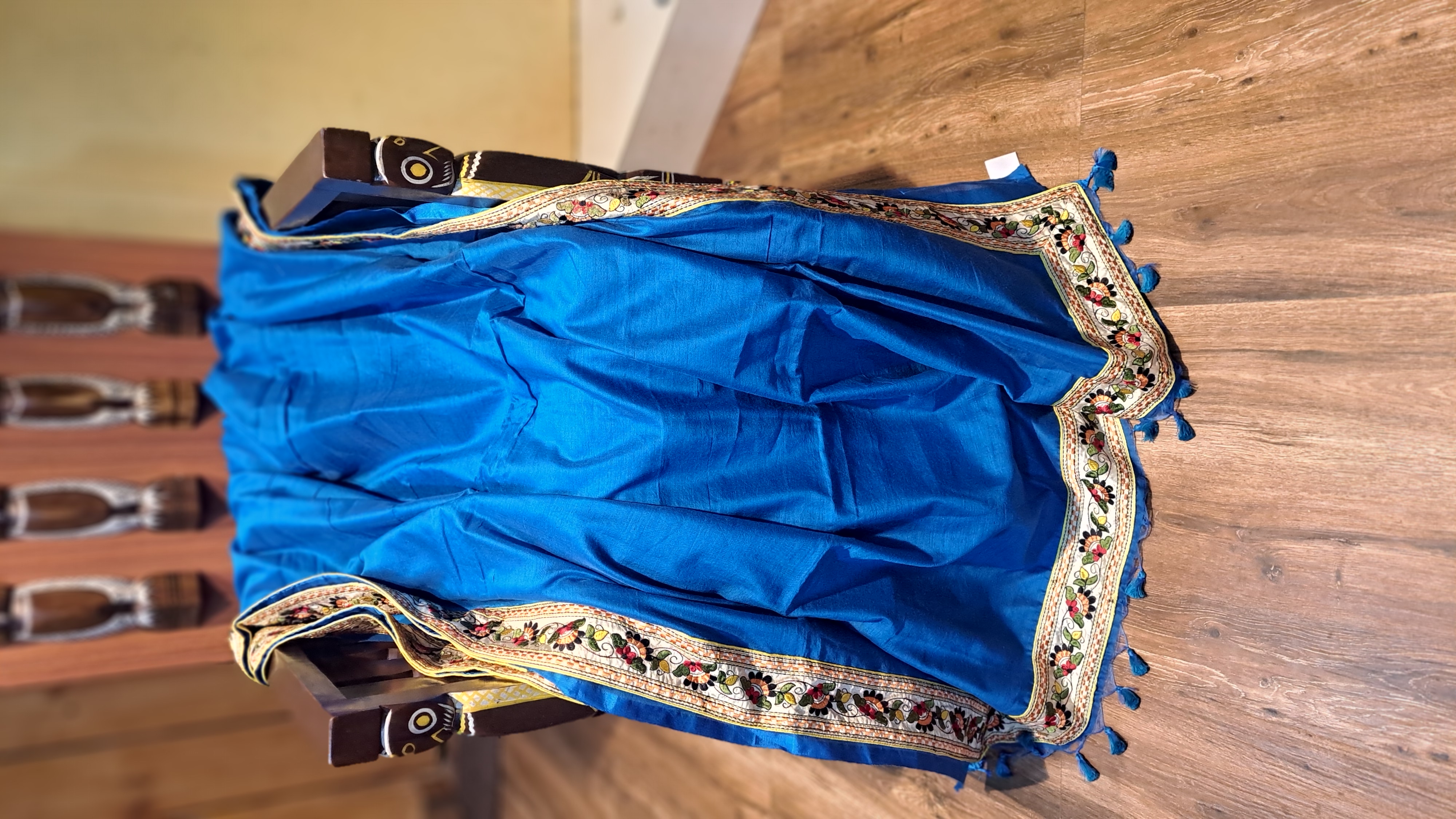 Neela. Handloom saree