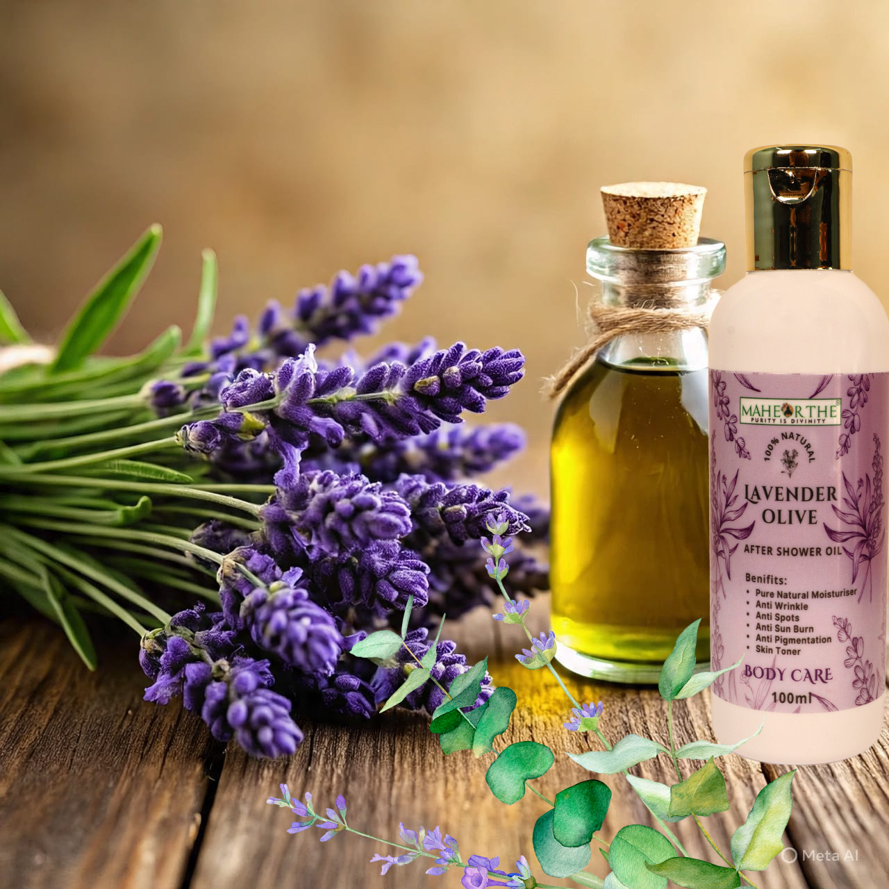 Lavender Olive After Shower Oil (100ml)