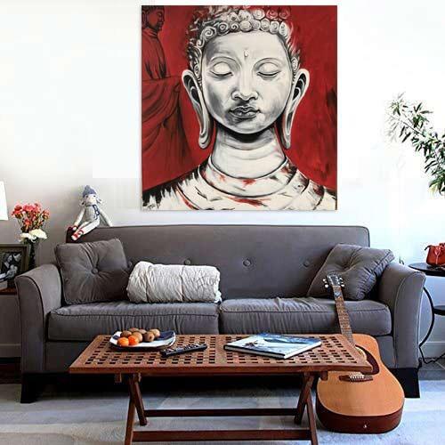 Budha Acrylic Painting on Canvas