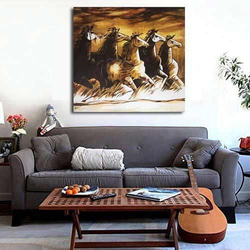 Horses Acrylic Painting on Canvas