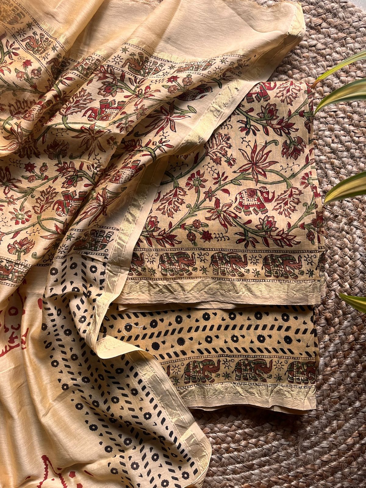 Chanderi silk set