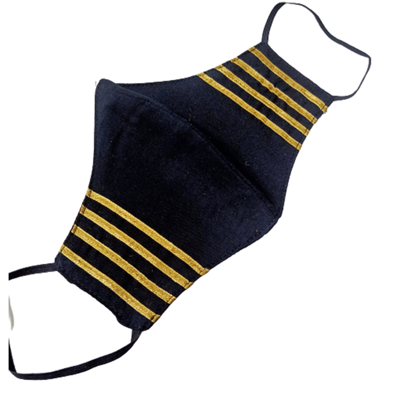 Pack of 2 - Aviator Mask 4 stripes - Golden