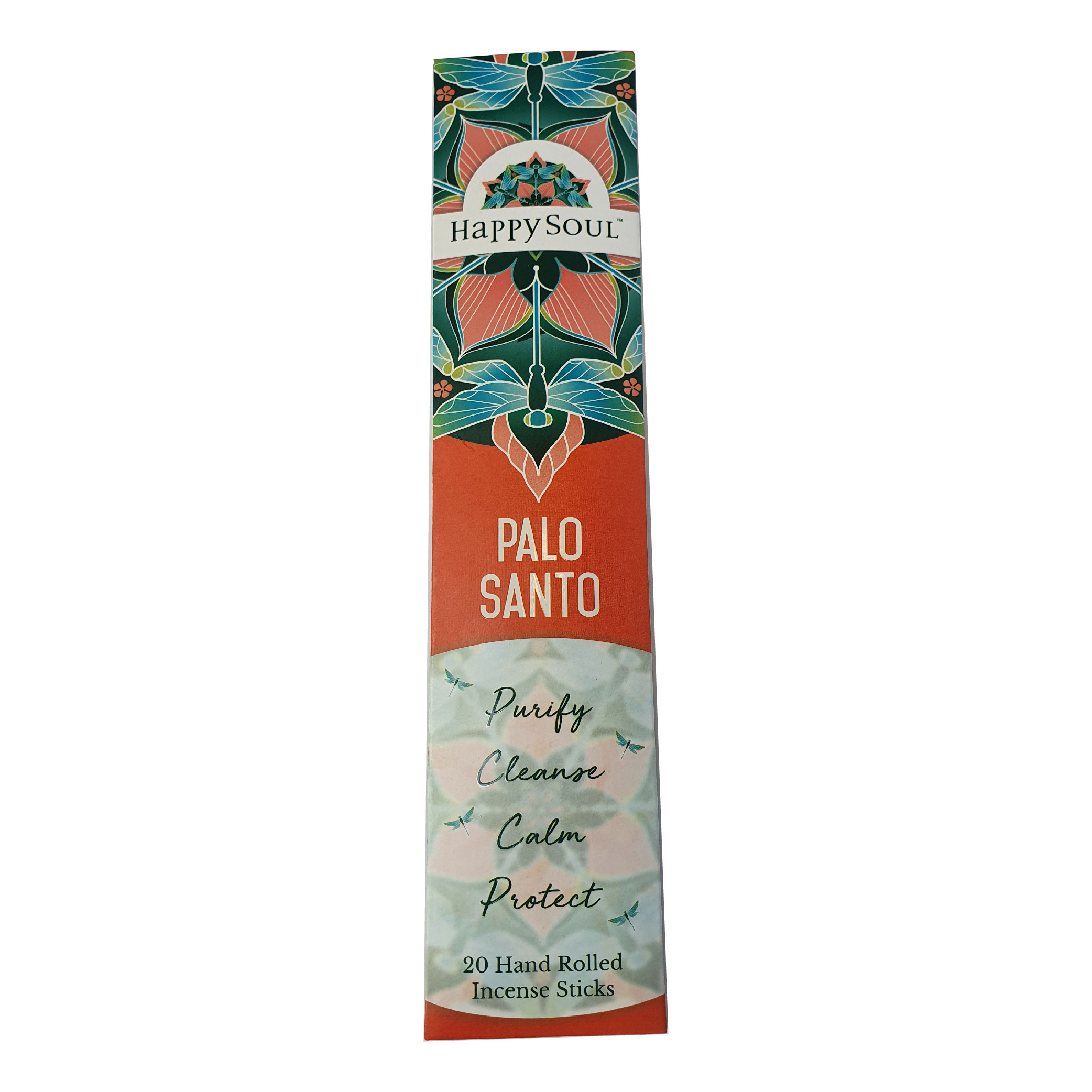 HAPPY SOUL Calm & Relaxation Series - Incense Sticks. Tulsi, Palo Santo, Lavender 3 pack set (20x3= 60 sticks) 100% Natural