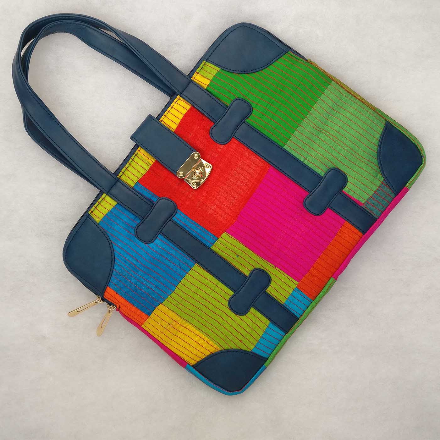 Patchwork Laptop Bag