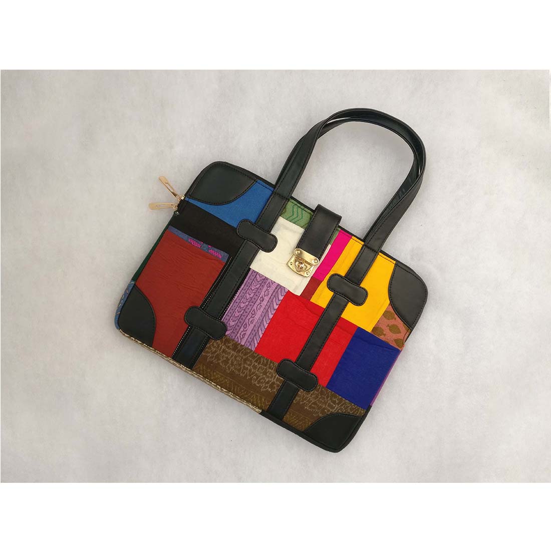Patchwork Laptop Bag