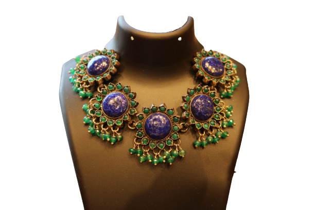Blue with Freeman Stone Choker