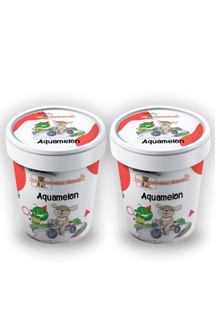 Waggy Zone UK |Trial Pack |Vegan Ice Cream Instamix| Natural Vegetarian| Dog Treats for Adult, Puppies & Small Breeds|Pack of 12(Delivering only in UK)