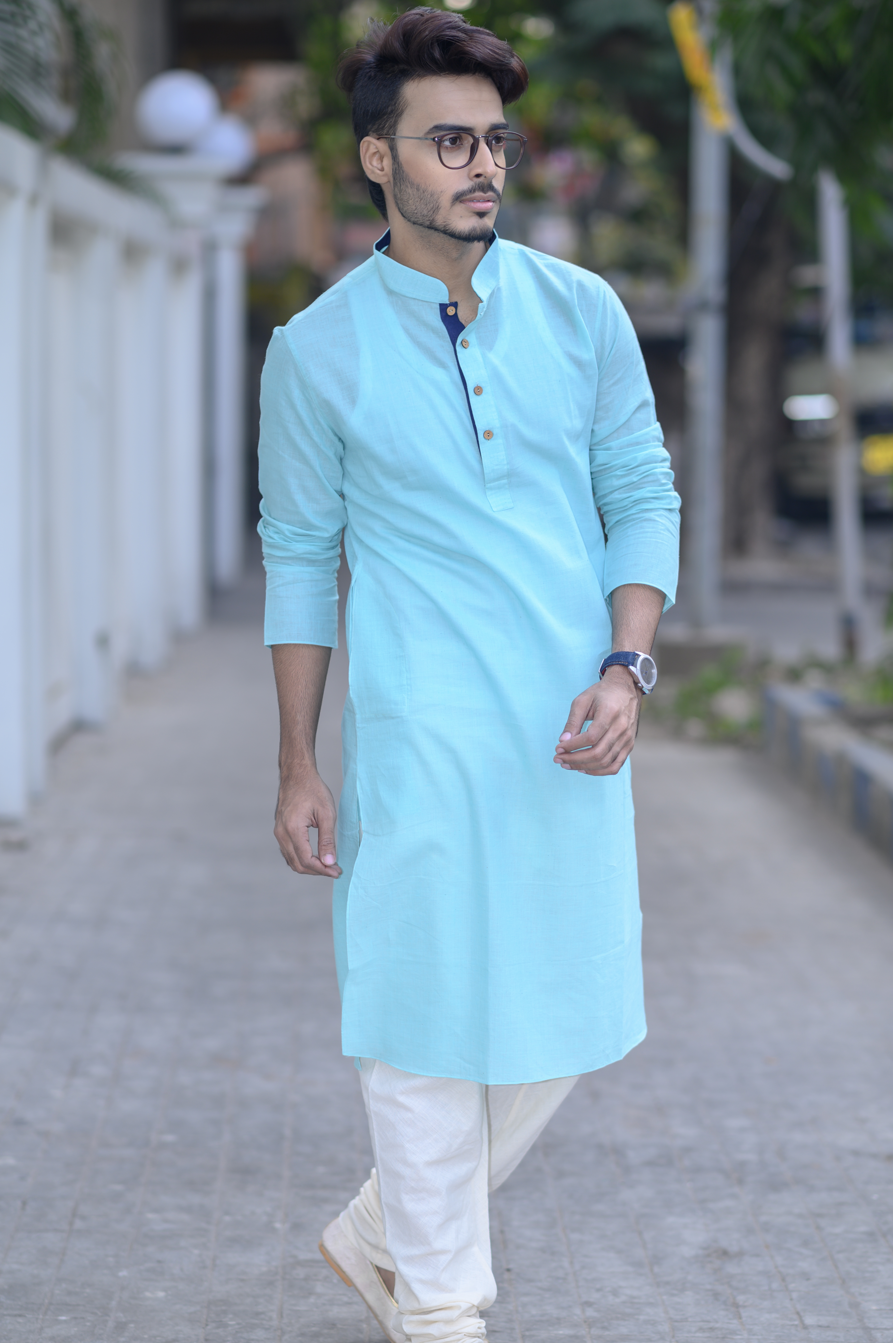 Light Blue Men's Kurta