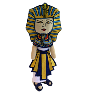 Handcrafted Egyptian Pharaoh King Tutankhamun Collectible Doll