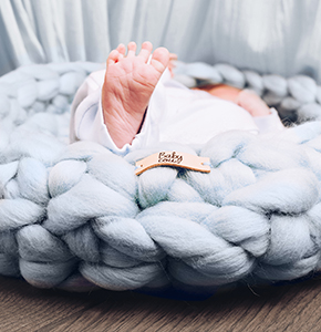 Baby Cou 100% Merino Wool Newborn Nest Sleeping Pod